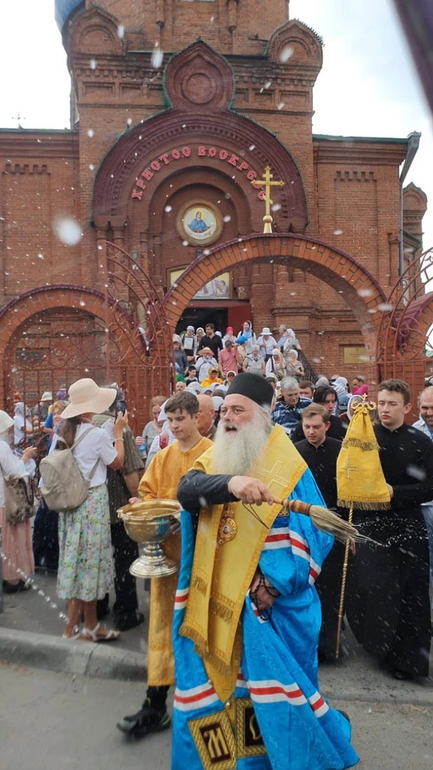 Крестный ход в Барнауле 30 июня.