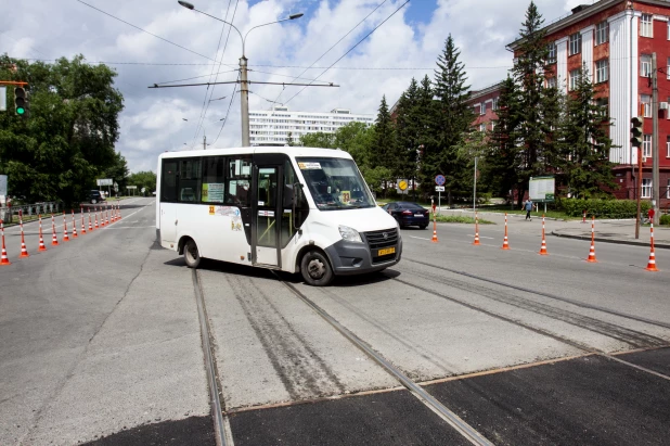 Перекрытие проспекта Красноармейского в июле 2024 года. 