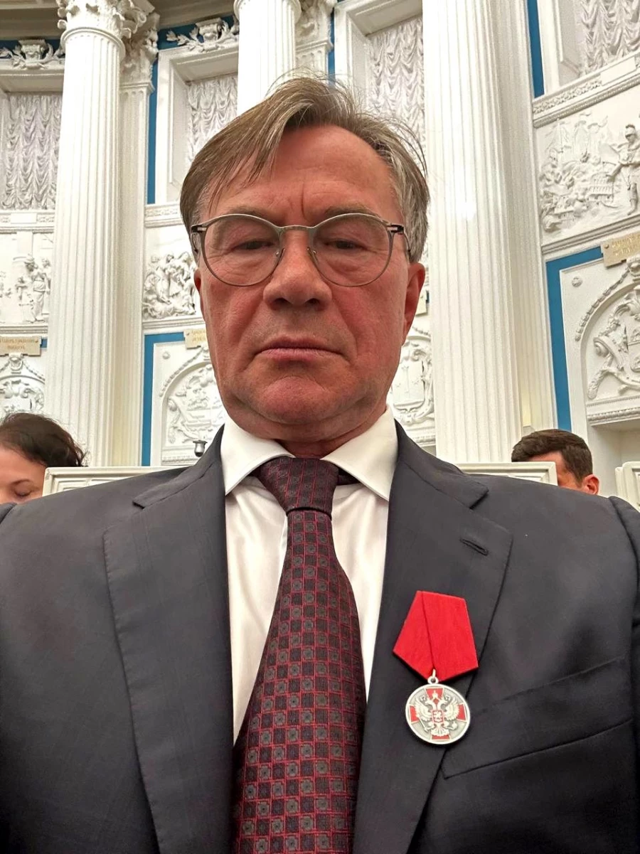 Александра Терентьева наградили  медалью ордена «За заслуги перед Отечеством II степени».