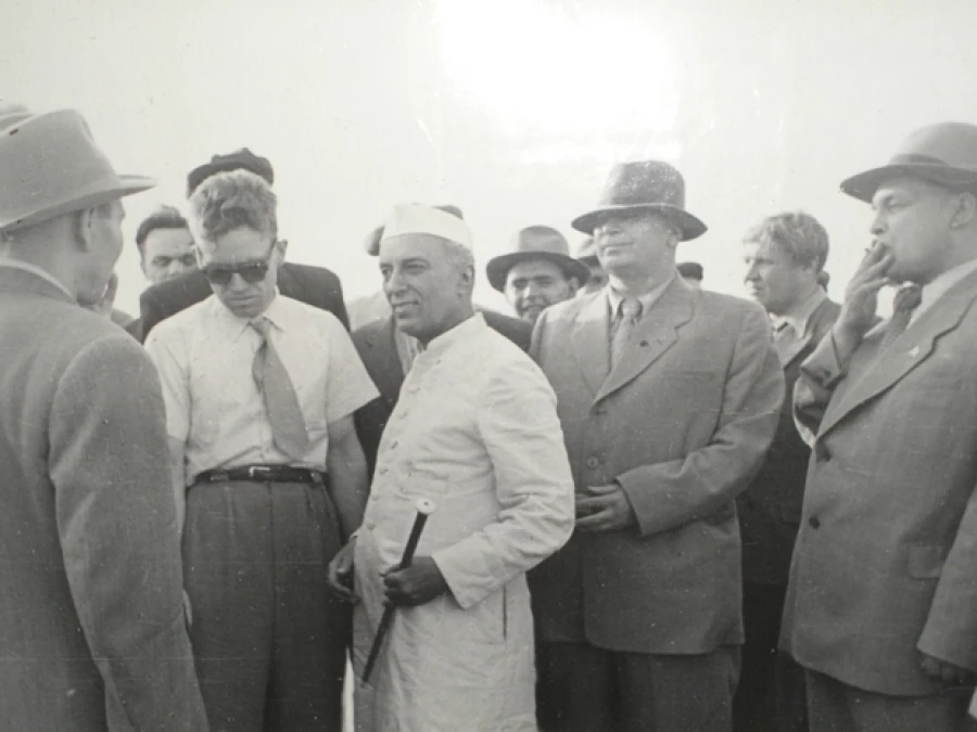 Премьер-министр Индии Джавахарлал Неру посетил Алтайский край во время освоения целины.