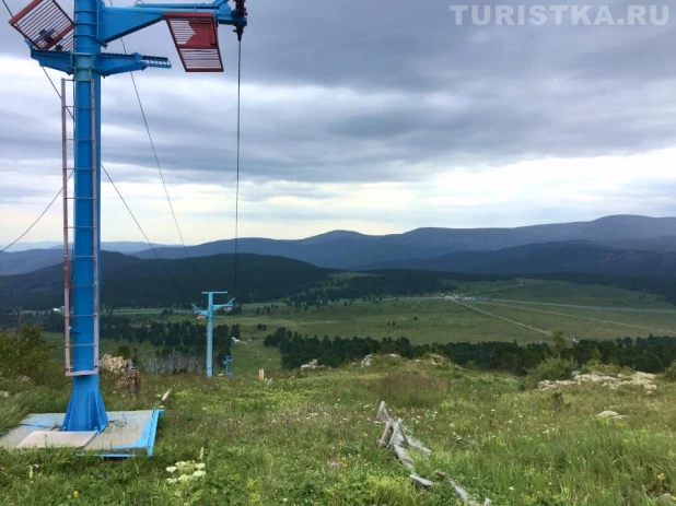 Подъемник на Семинском перевале.