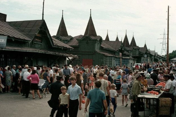 Старый базар в Барнауле.