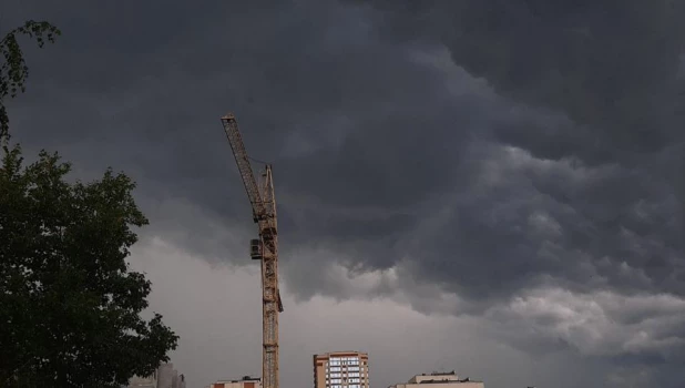 Дождь в Барнауле 