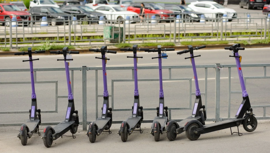 Электросамокаты в Барнауле. 