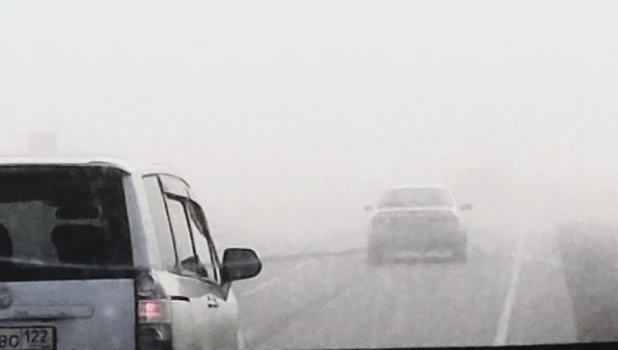 Туман на дорогах