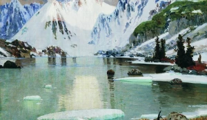 Григорий Гуркин. Озеро горных духов. 1910, холст, масло.