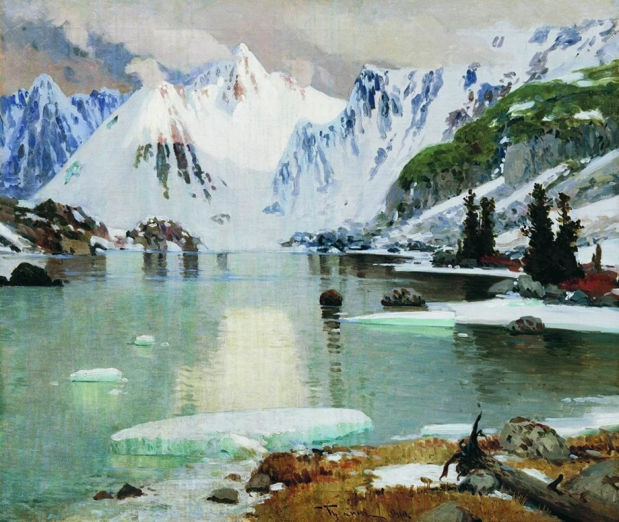 Григорий Гуркин. Озеро горных духов. 1910, холст, масло.