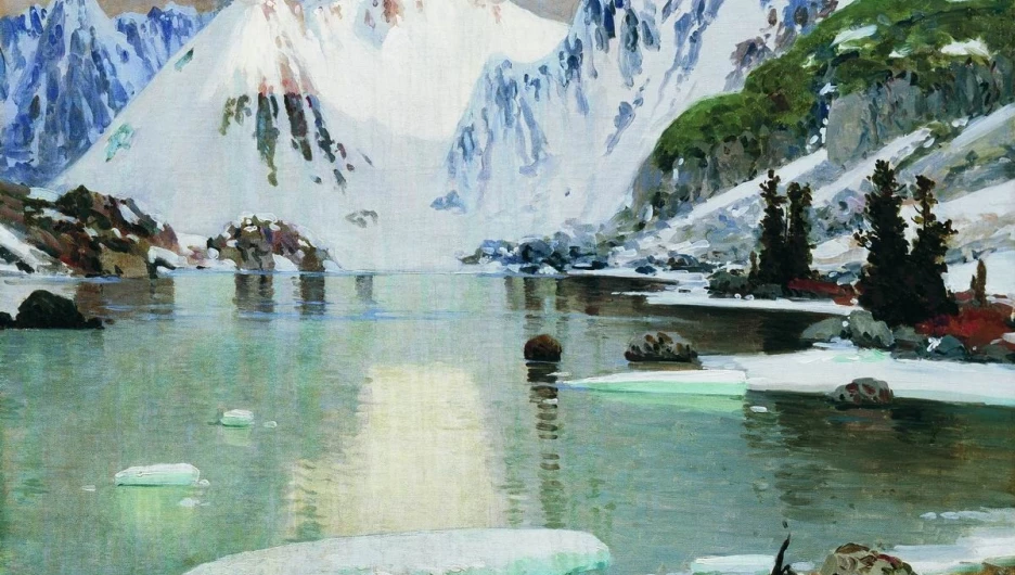 Григорий Гуркин. Озеро горных духов. 1910, холст, масло.