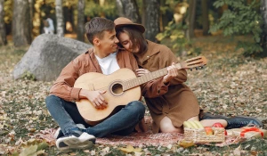 Влюблённая пара.