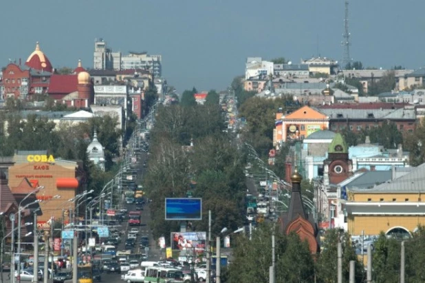 Барнаул в нулевые.