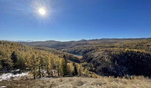 У перевала Катя-Ярык в октябре.
