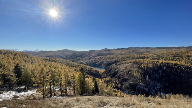 У перевала Катя-Ярык в октябре.