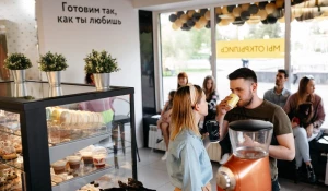 Новая кофейня сети Coffee Bull.