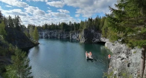 Карелия осенью. Рускеала.