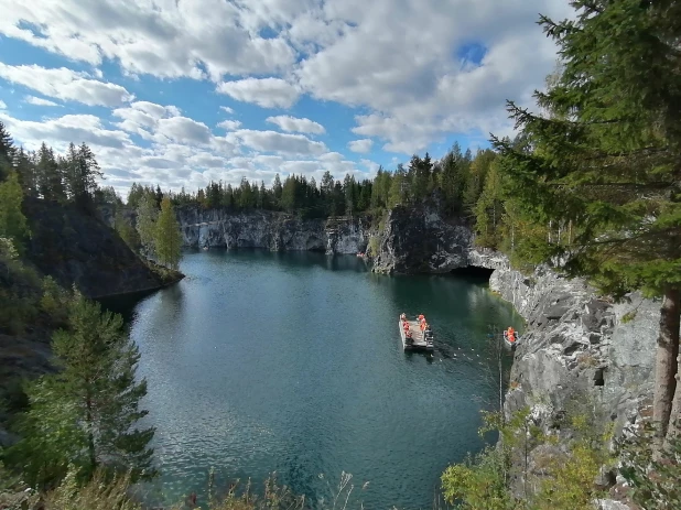 Карелия осенью. Рускеала.