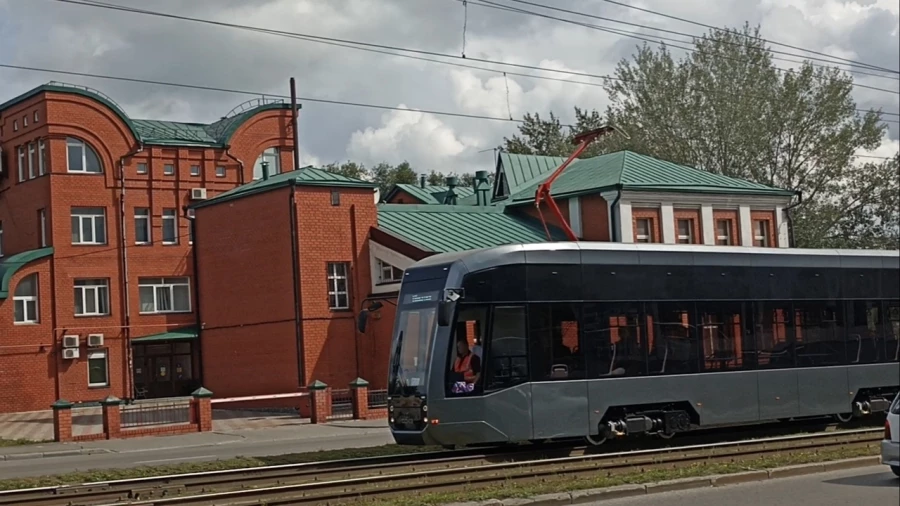 Трамвай &quot;Гранит&quot; в Барнауле.