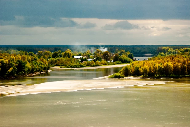 Осень в Барнауле.