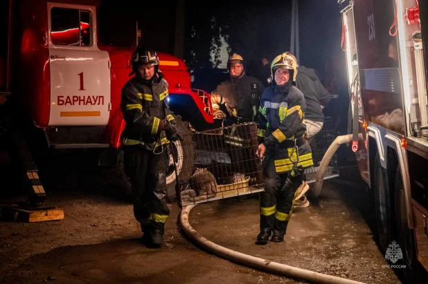 Пожар в «Бусинке».