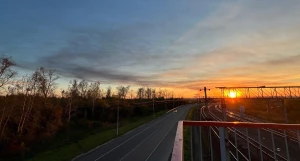 Дым от пожара в Барнауле видно в Новоалтайске.