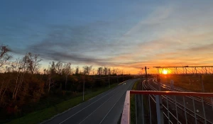 Дым от пожара в Барнауле видно в Новоалтайске.