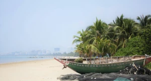 Китай, Хайнань, Санья, пляж, море.
