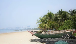 Китай, Хайнань, Санья, пляж, море.