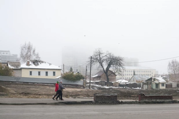 Туманная неделя в Барнауле, 2024.