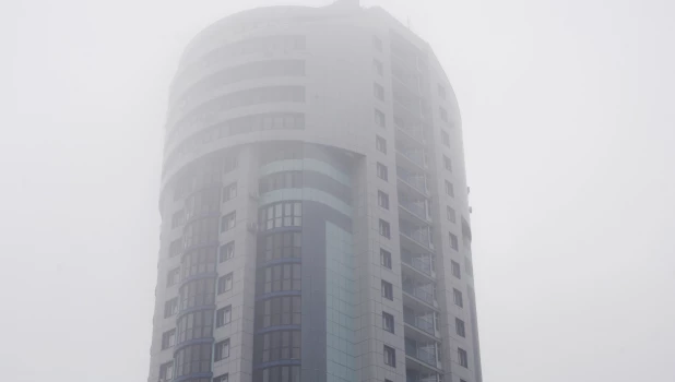 Туманная неделя в Барнауле, 2024.