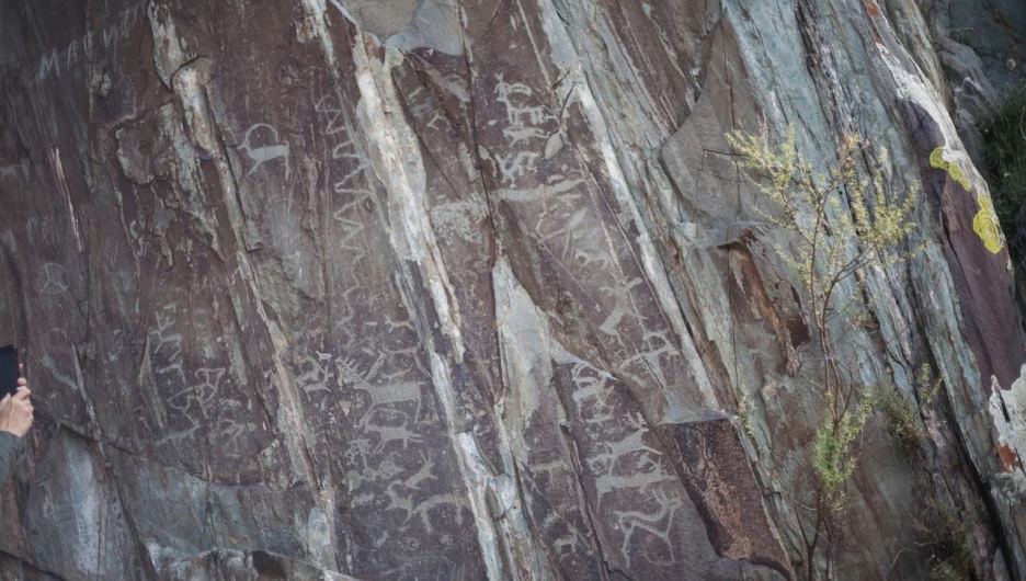 Петроглифы, Республика Алтай.