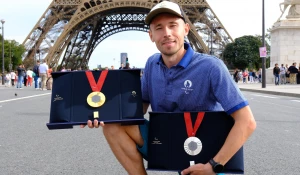 Паралимпиец-легкоатлет Александр Костин.