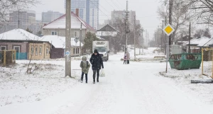 "Старый" Барнаул в снегу, 2024.