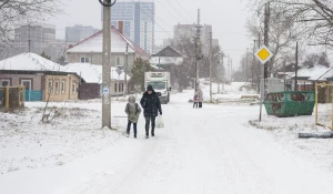 "Старый" Барнаул в снегу, 2024.