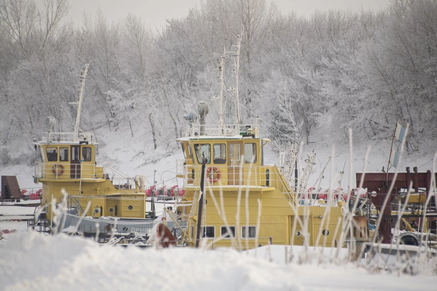Стоянка кораблей в Барнауле, 2024.