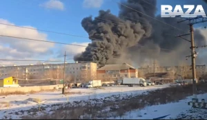 Пожар в Екатеринбурге 