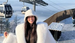 Оксана Самойлова на Алтае. 