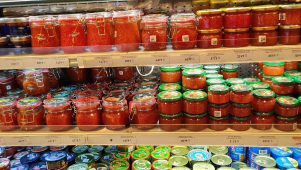 Красная икра в «Бехетле»