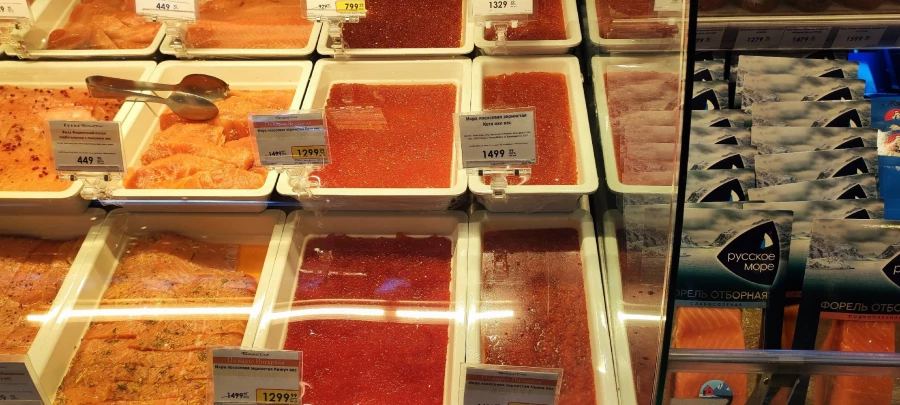 Красная икра в «Бехетле»