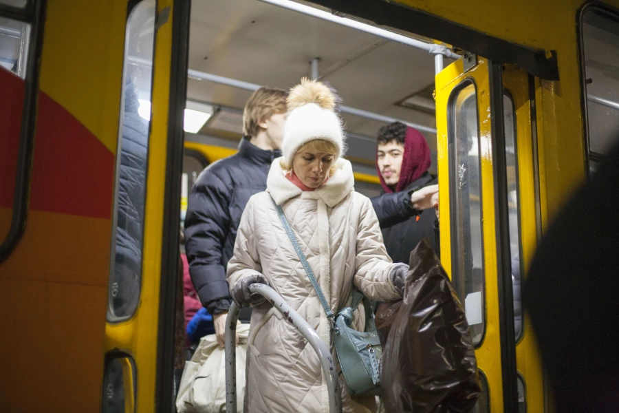 Атмосфера общественного транспорта в Барнауле, 2024.