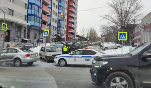 Авария с такси в центре города парализовала движение