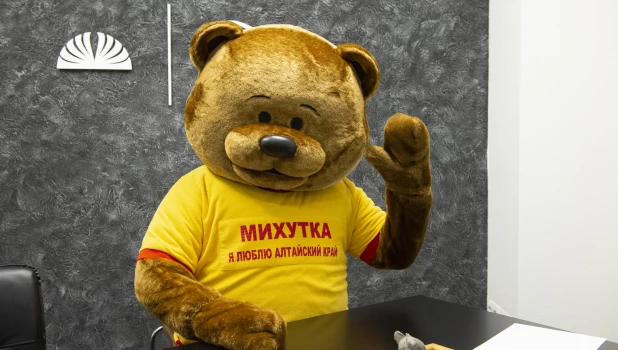 Михутка в гостях ИД «Алтапресс»