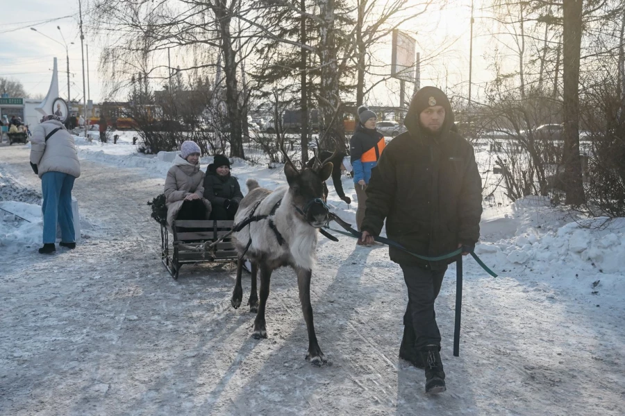 Алтайский шинный комбинат провел новогодний праздник для детей сотрудников.