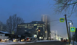 Туманное морозное утро застало барнаульцев 24 декабря