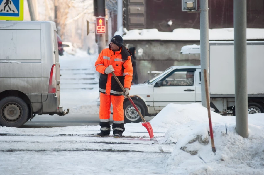 Зима в Барнауле, 24 декабря 2024. 