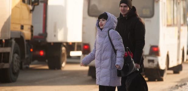 Зима в Барнауле, 24 декабря 2024. 