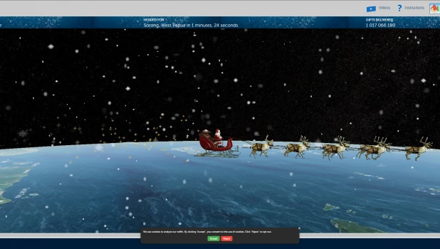 Передвижение Санты