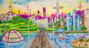 Рисунок победителя конкурса 2022 года, Елизаветы Шпанбергер.