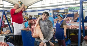 Торговля мясом.