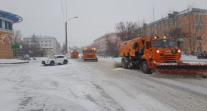 Борьба со снегопадом.