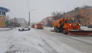 Борьба со снегопадом.