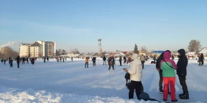 Каток «Клевченя» 5 января. 